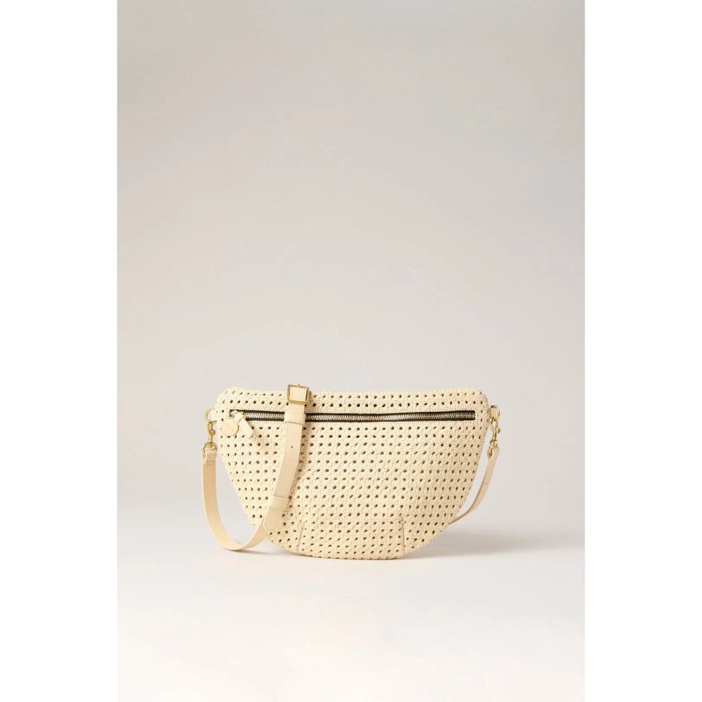 Clare V. Grande Cream Fanny Bag